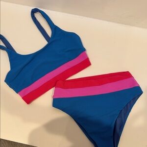 Beach riot Women's Swim top size small bottom XS